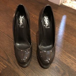 YSL platform heels